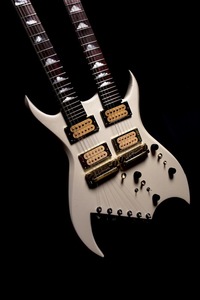 Lita ford 1983 custom b.c. rich double neck custom prototype the twins 8121 s300