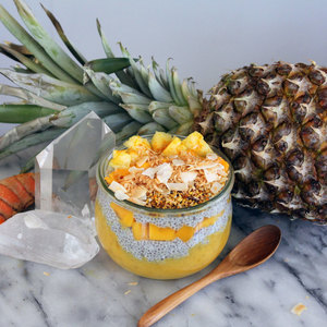 Vegan chia pudding chia seed s300
