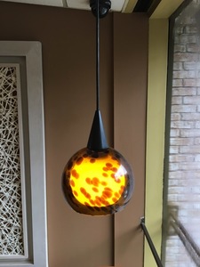 Globe glass hanging lamp3 s300